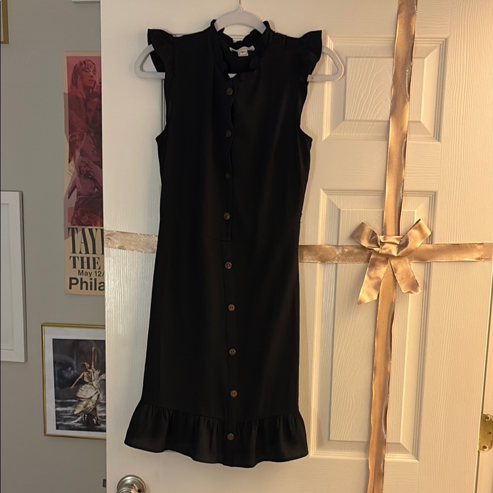 Elegant Black Sleeveless Dress